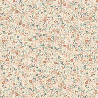 Ditsy Daisy Cream/ Burnt Orange DV2154 - Devonstone