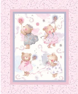 Ballerina Panel & Fat Quarter Bundle - Jen Digital Art