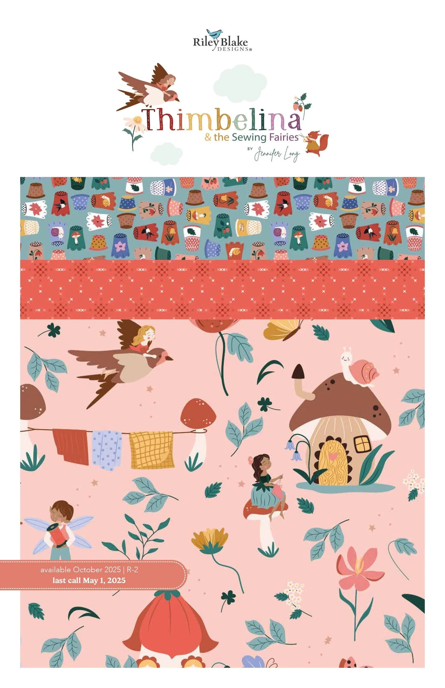 Thimbelina & The Sewing Fairies Fat Quarter Bundle 18-Piece