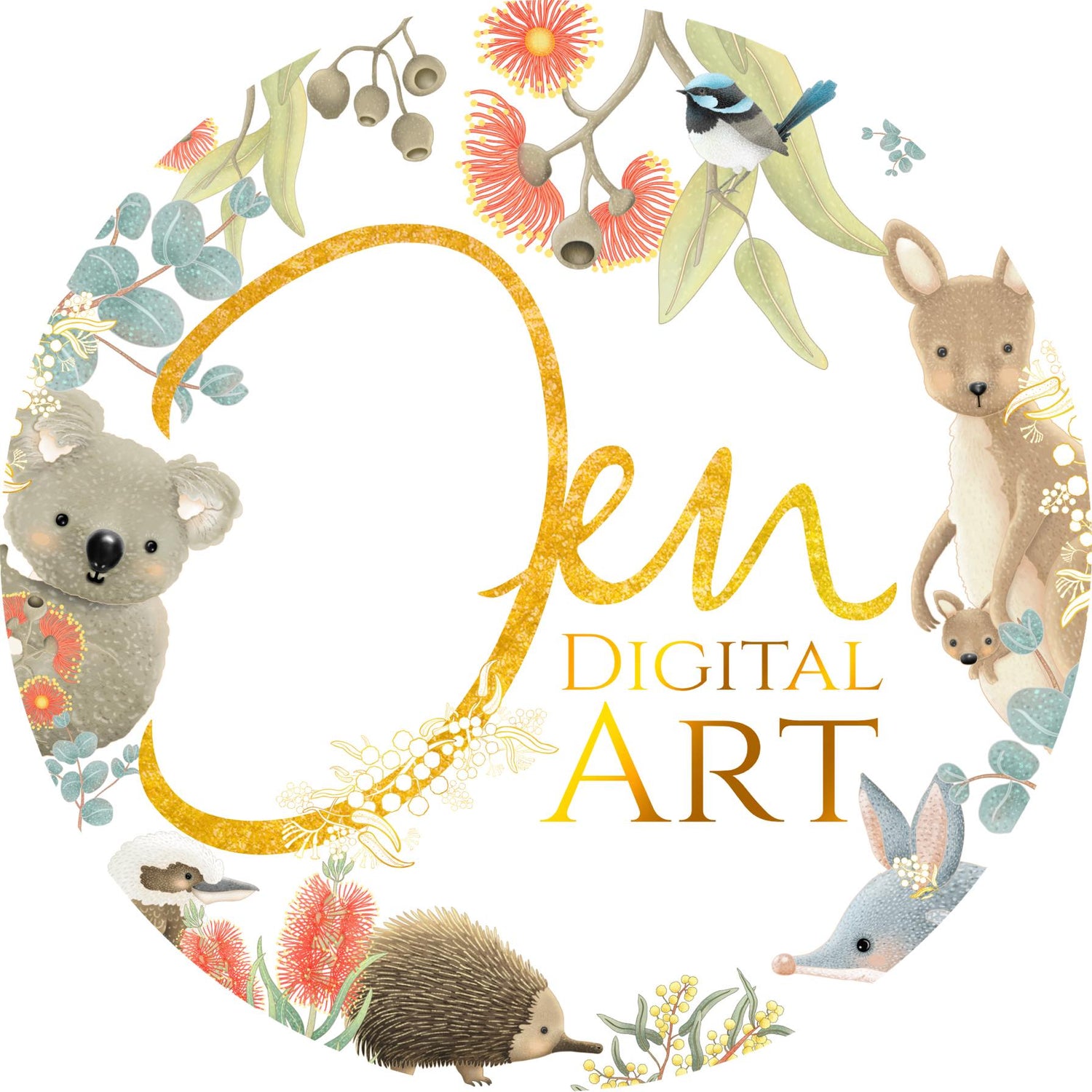 Jen Digital Art - Fabrics