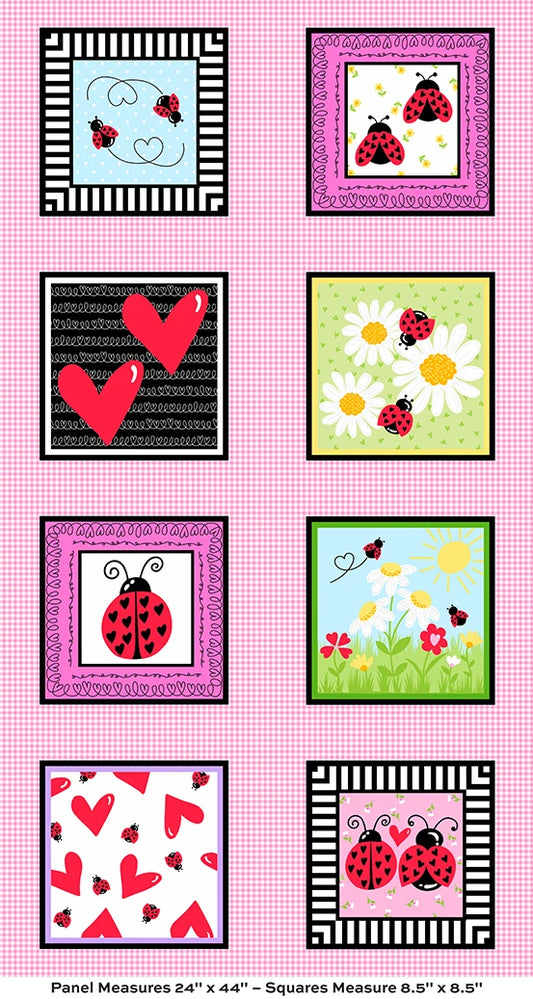 Little Ladies by Tami Jones Pinky Promise Panel Blossom