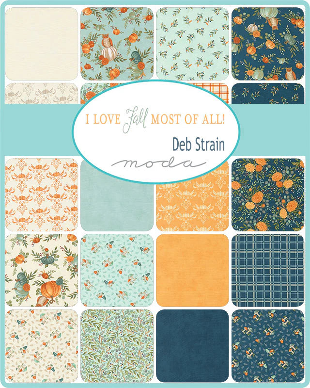 Moda I Love Fall Most of All Jelly Roll Bundle 56140JR