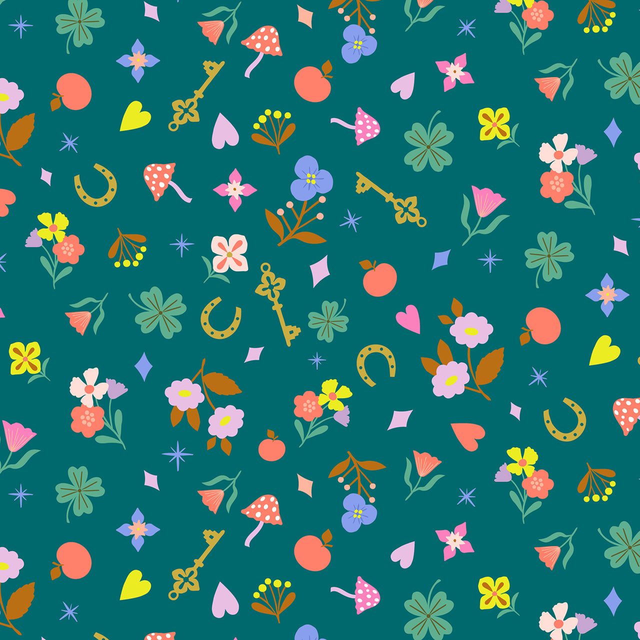 Lucky Charms -  Fat Quarter Bundle 10-Piece - Thread & Ink Design.Studio