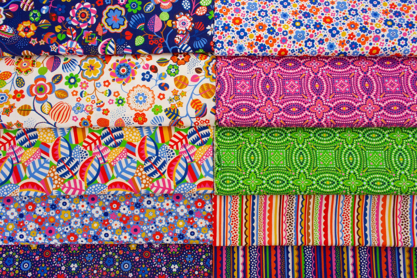 Primavera -  Fat Quarter Bundle 10-Piece - Thread & Ink Design.Studio