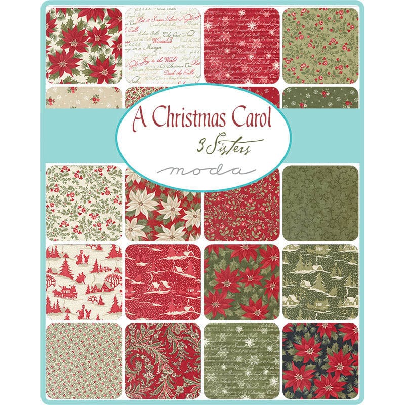Moda A Christmas Carol Fat Eighth Bundle 44350F8
