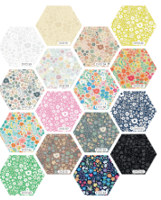 Ditsy Daisy 16 Fabric Fat Quarter Bundle - Devonstone