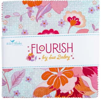 Flourish 5" inch Stacker 42 Pieces