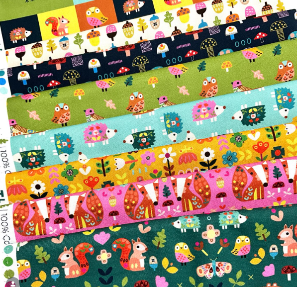 Amberwood -  Fat Quarter Bundle 7 Piece + 1 Panel - Thread & Ink Design.Studio