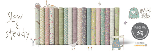 Slow & Steady – Fat Quarter Bundle 18 pieces - Devonstone