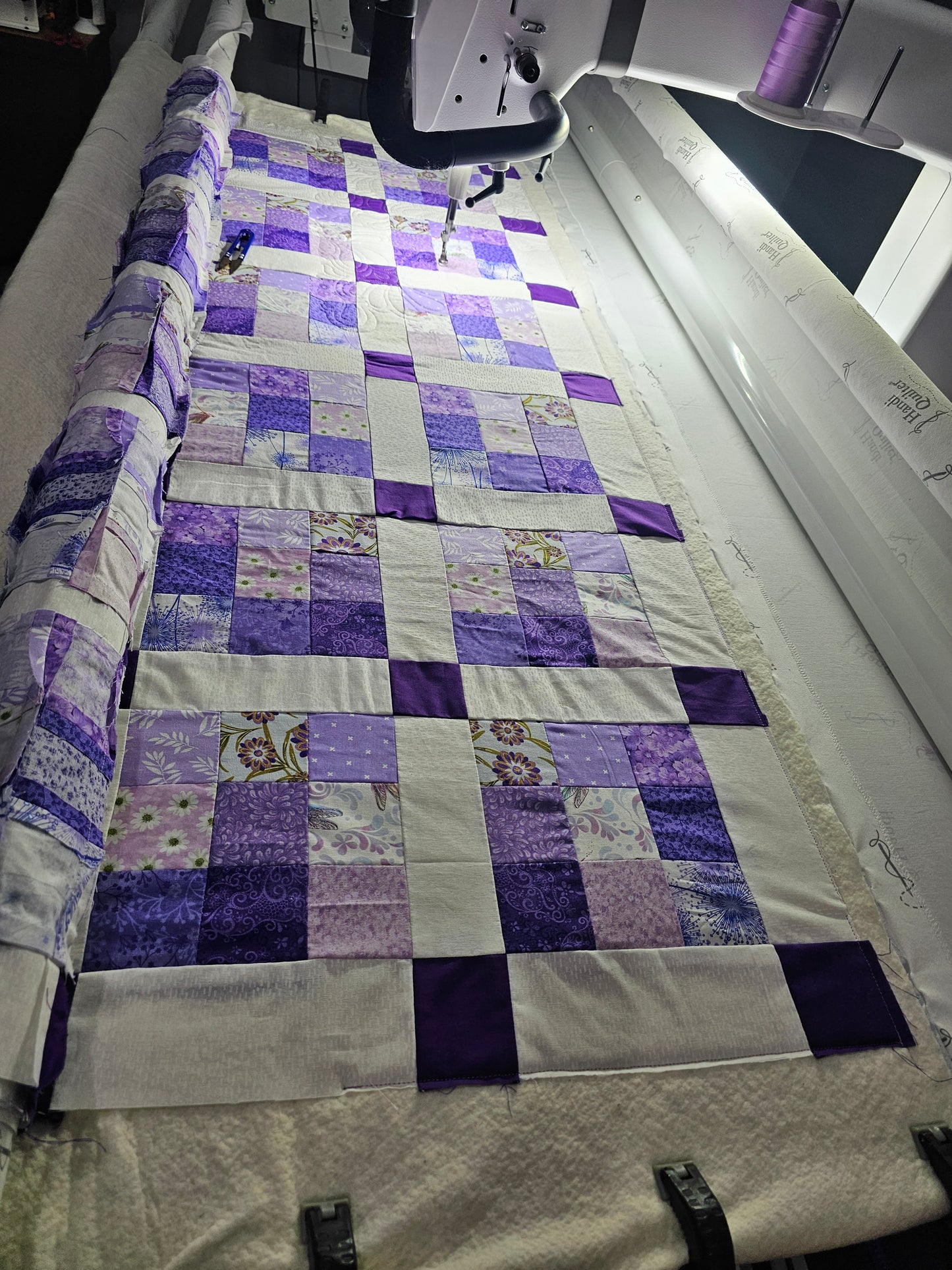 Longarm Quilting Service - Edge to Edge (Deposit Only)