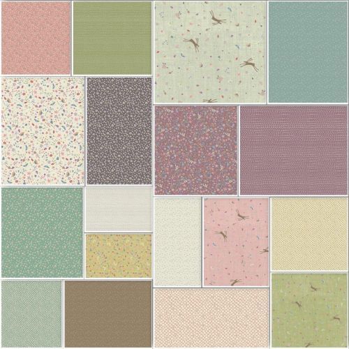 Slow & Steady – Fat Quarter Bundle 18 pieces - Devonstone